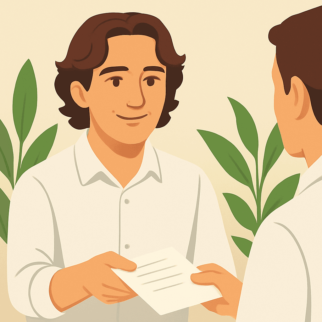 Elawan présentant des documents PROSPR